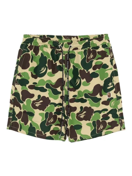 Pantaloni scurți A Bathing Ape® cu imagine verde