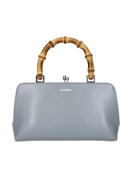 Torebka Jil Sander skórzana szara