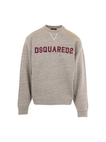 Krótka bluza nierozpinana Dsquared2 szara