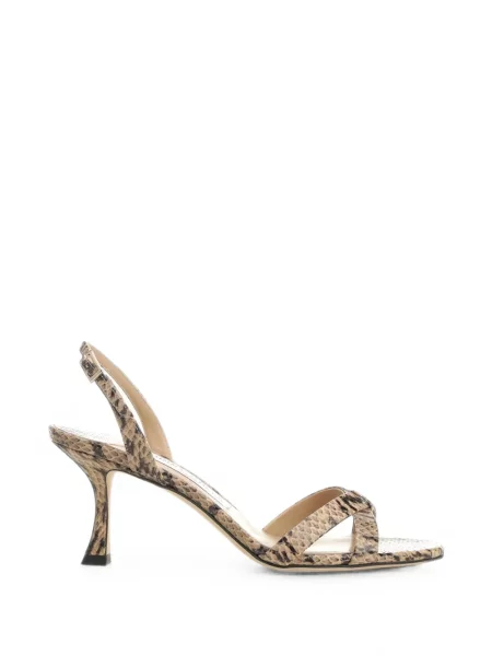 Sandale Jimmy Choo din piele cu model piele de șarpe
