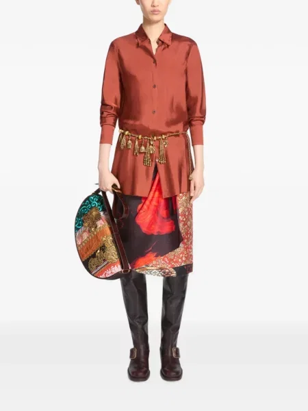 Cămașă Dries Van Noten portocaliu
