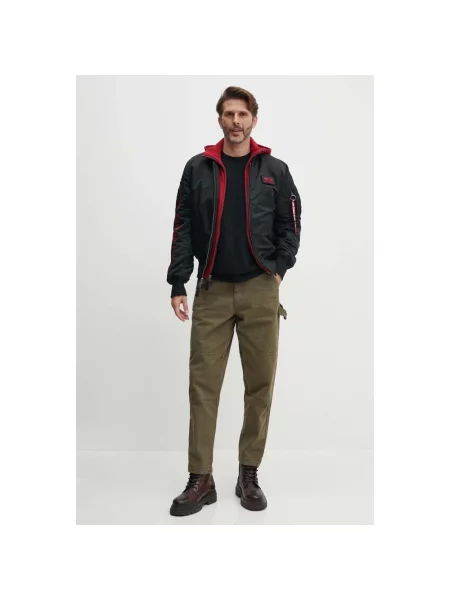 Kurtka bomber Alpha Industries czarny
