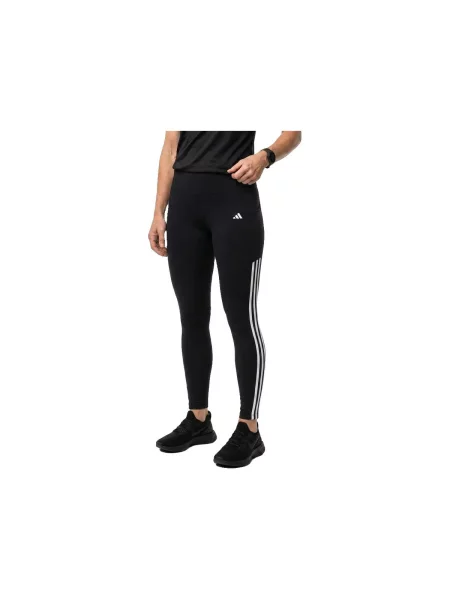 Leggings Adidas cu dungi negru