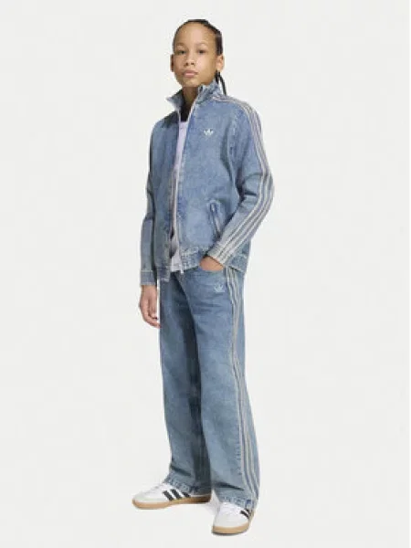 Jeansová bunda adidas modrá
