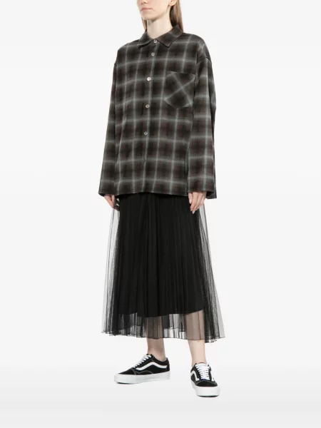 Kurtka B+ab w kratkę niebieska