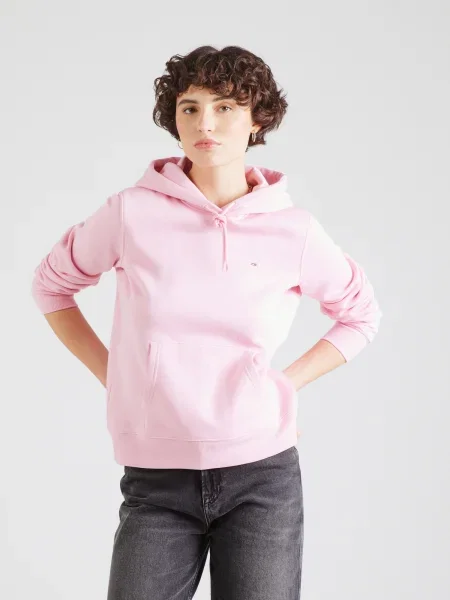 Tommy Jeans Megztinis be užsegimo pastelinė rožinė