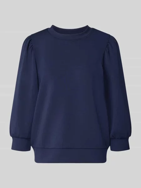 Bluza o luźnym kroju z rękawem o dł. Rich & Royal granatowa