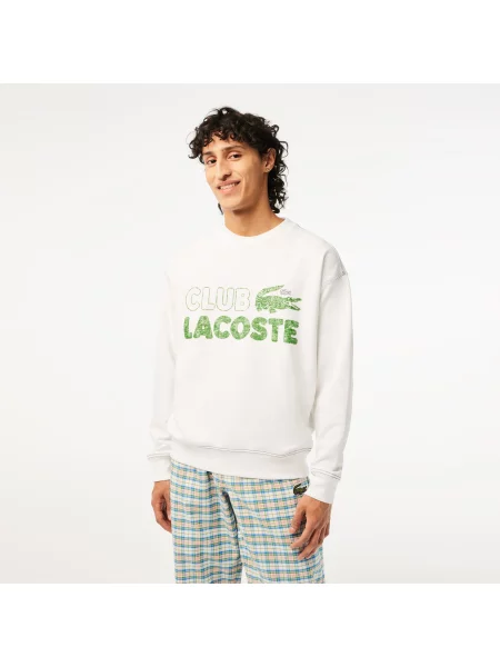 Lacoste толстовка чоловіча біла