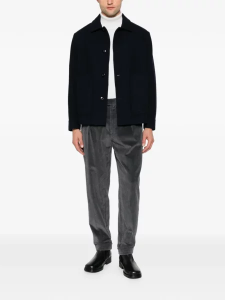 Pantaloni Berwich de catifea cord gri