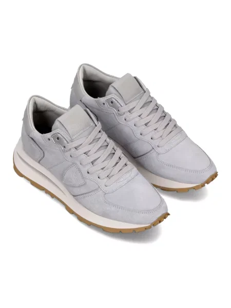 Buty do biegania Philippe Model skórzane do biegania szare