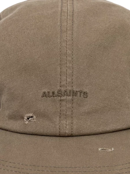 Șapcă Allsaints zdrențuiți maro