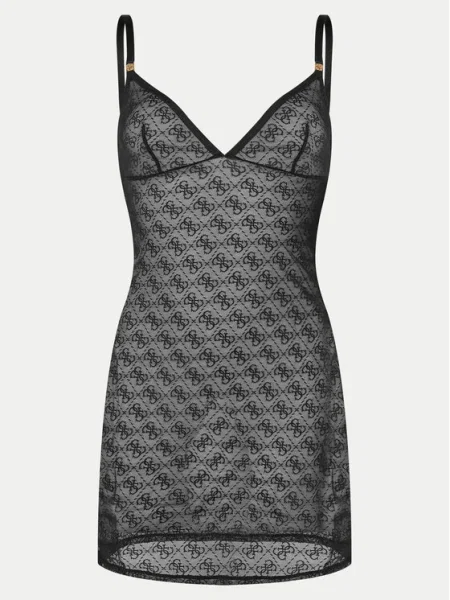Guess Cămașă de noapte negru