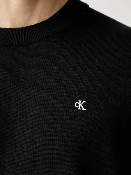 Calvin Klein Jeans пуловер мъжки от черно