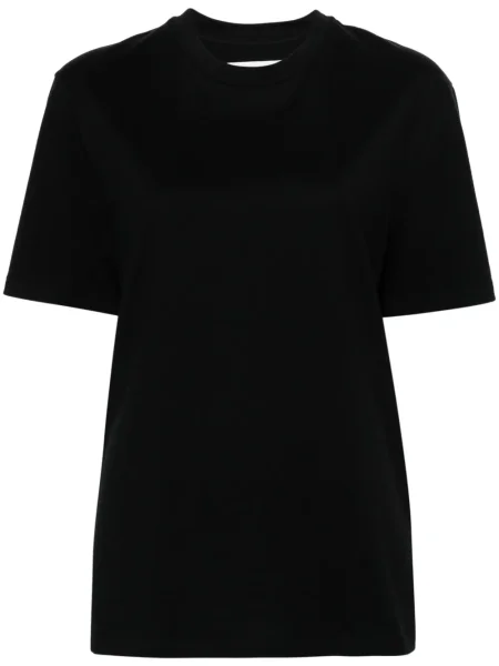 Tricou Jil Sander cu imagine negru