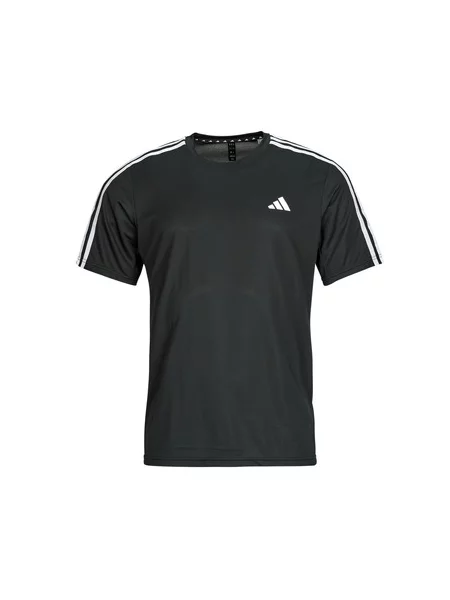 Majica Adidas s črtami črna