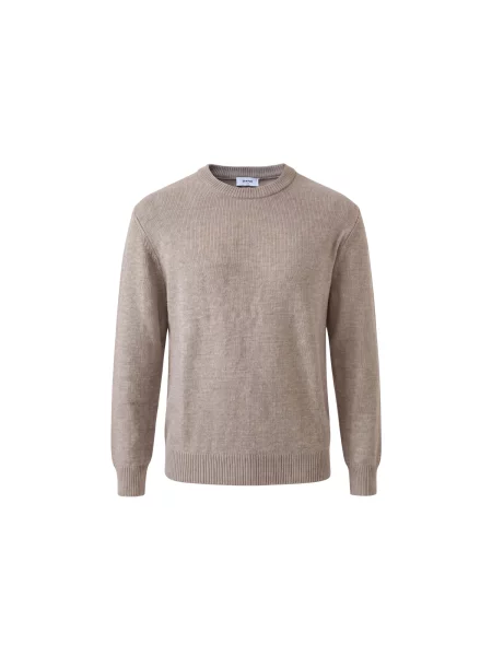 DAN FOX APPAREL Pulover Marc amestecat maro