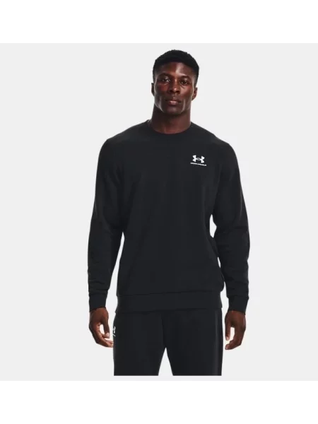 Under Armour UA Icon Fleece Crew bluza bez kaptura na co dzień S czarna