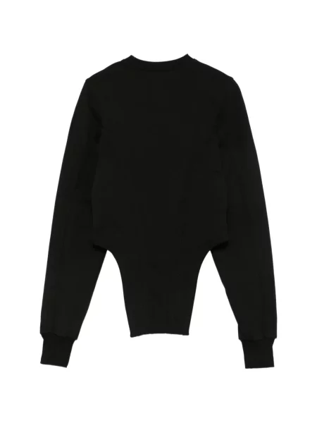Hanorac Ann Demeulemeester asimetric negru