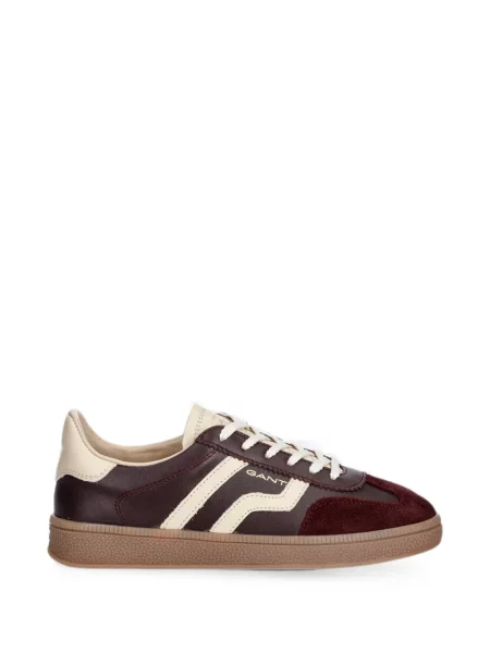 Sneakerși Gant cu dungi maro