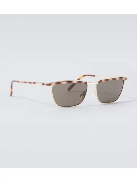 Ochelari de soare Saint Laurent auriu