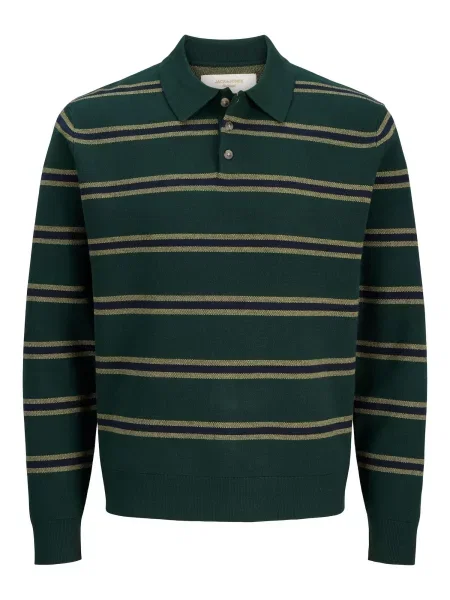 JACK & JONES Pulover JORATOCHA închis / galben deschis / verde închis albastru