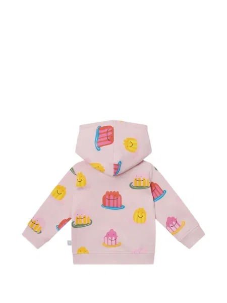 Bluza z kapturem dziecięca Stella Mccartney różowa