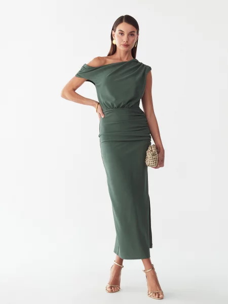 St MRLO Rochie de seară Elidi oliv