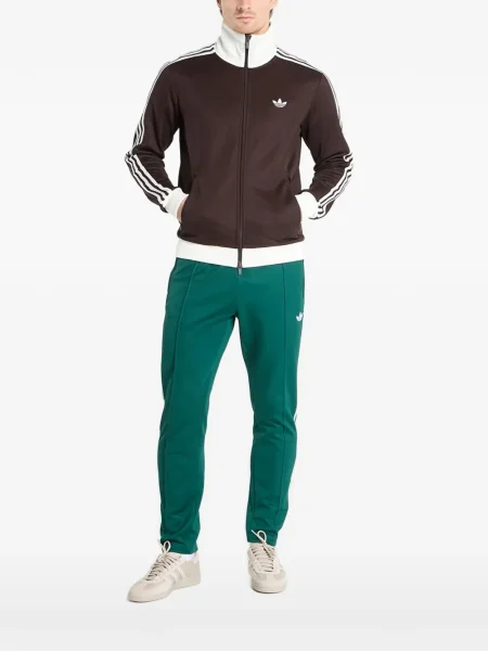 Krótka graficzny koszulka Adidas Campus z perforacją szara