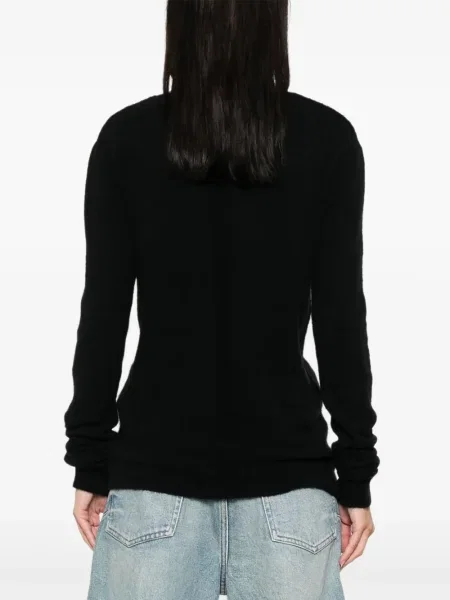 Pulover Rick Owens zdrențuiți negru