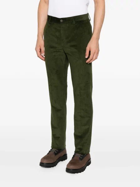 Pantaloni Etro de catifea cord verde
