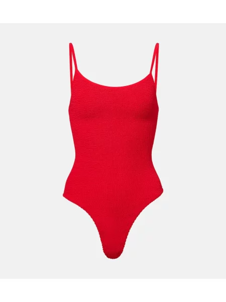 Costum de baie Hunza G roșu