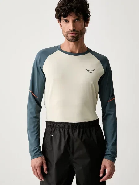 Tricou cu mânecă lungă Dynafit bej