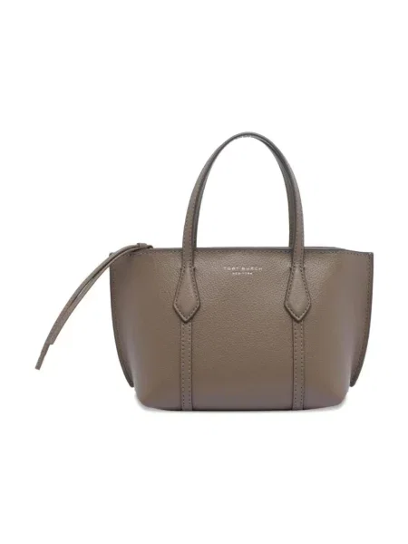 Shopperka Tory Burch skórzana brązowa