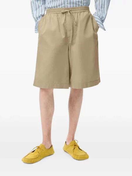 Pantaloni scurți Loewe cu broderie cu cordon