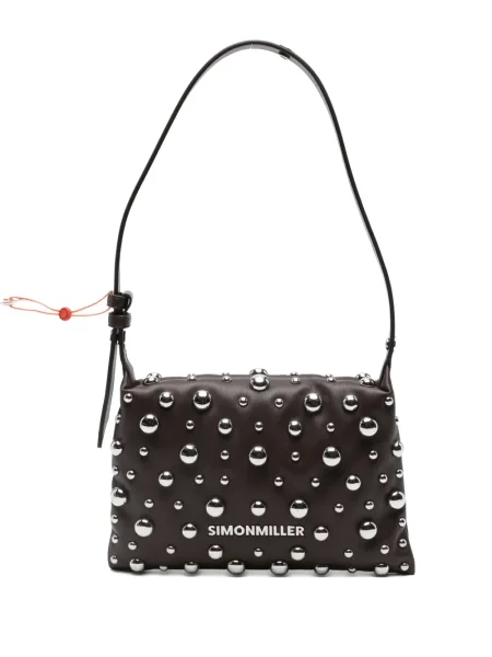 Geantă Simon Miller cu tepi maro