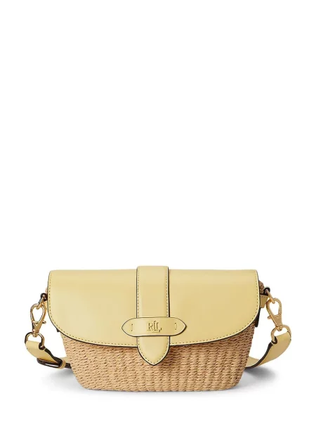 Torebka crossbody Ralph Lauren żółta