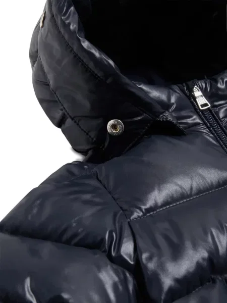 Dětska péřová bunda Moncler Enfant černá