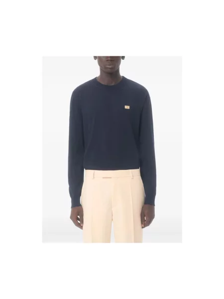 Sweter Valentino wełniany niebieski