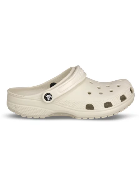 Lanene natikače Crocs bež