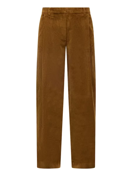 SELECTED Pantaloni cutați SLWROJA coniac maro