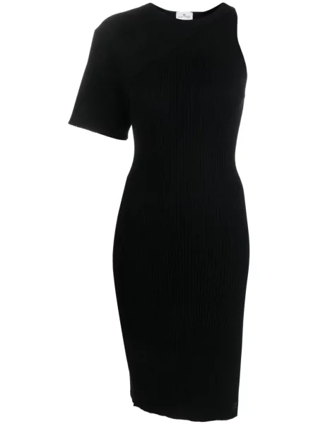 Rochie midi Courreges până la genunchi de costum negru