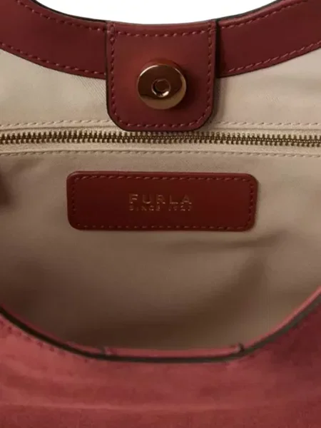 Geantă Furla din piele roșu