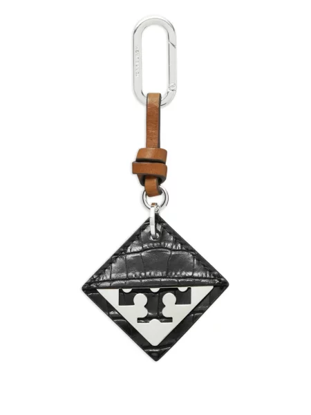 Privjesak Tory Burch s autogramom crna
