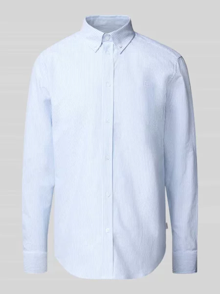 Koszula casualowa o kroju regular fit z kołnierzykiem typu button down model ‘Konrad’ Les Deux