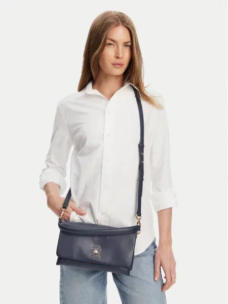 Tommy Hilfiger Τσάντα Th Modern Conv Crossover Σκούρο μπλε