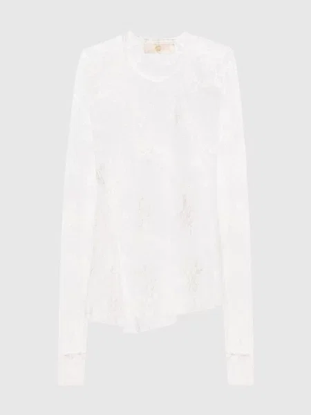 Блуза з мережива Marc Le Bihan біла