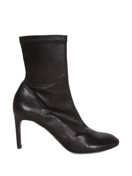 Botine Del Carlo din piele negru