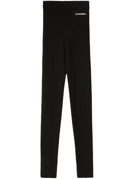 Leggings Jil Sander cu imagine negru