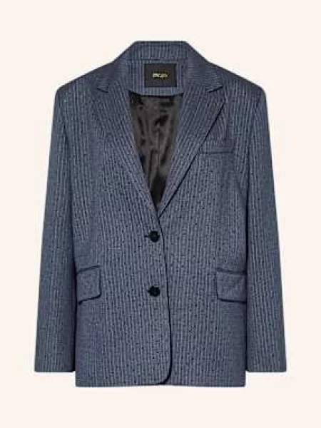 Maje Blezer Z Ozdobnymi Kamykami blau