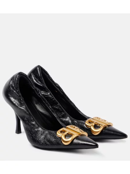 Pantofi cu toc Balenciaga din piele negru